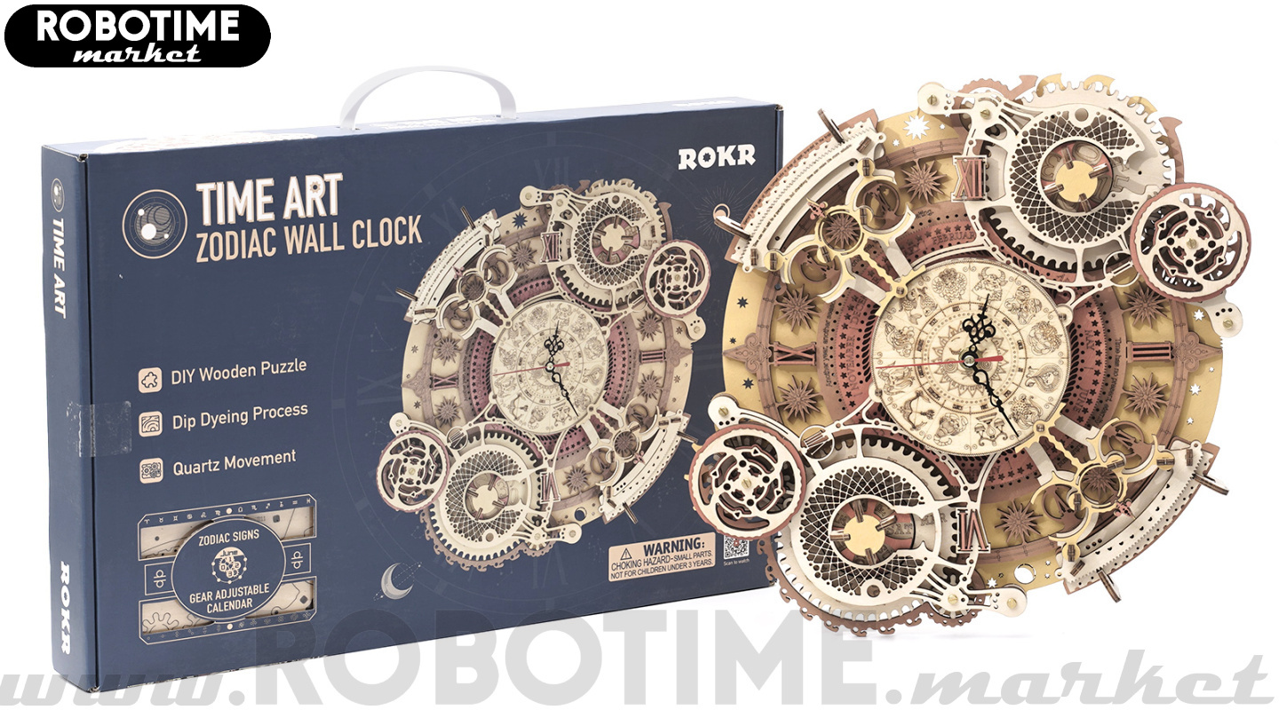 ROBOTIME Rokr 3D Zodiac hodiny LC601 (168ks)