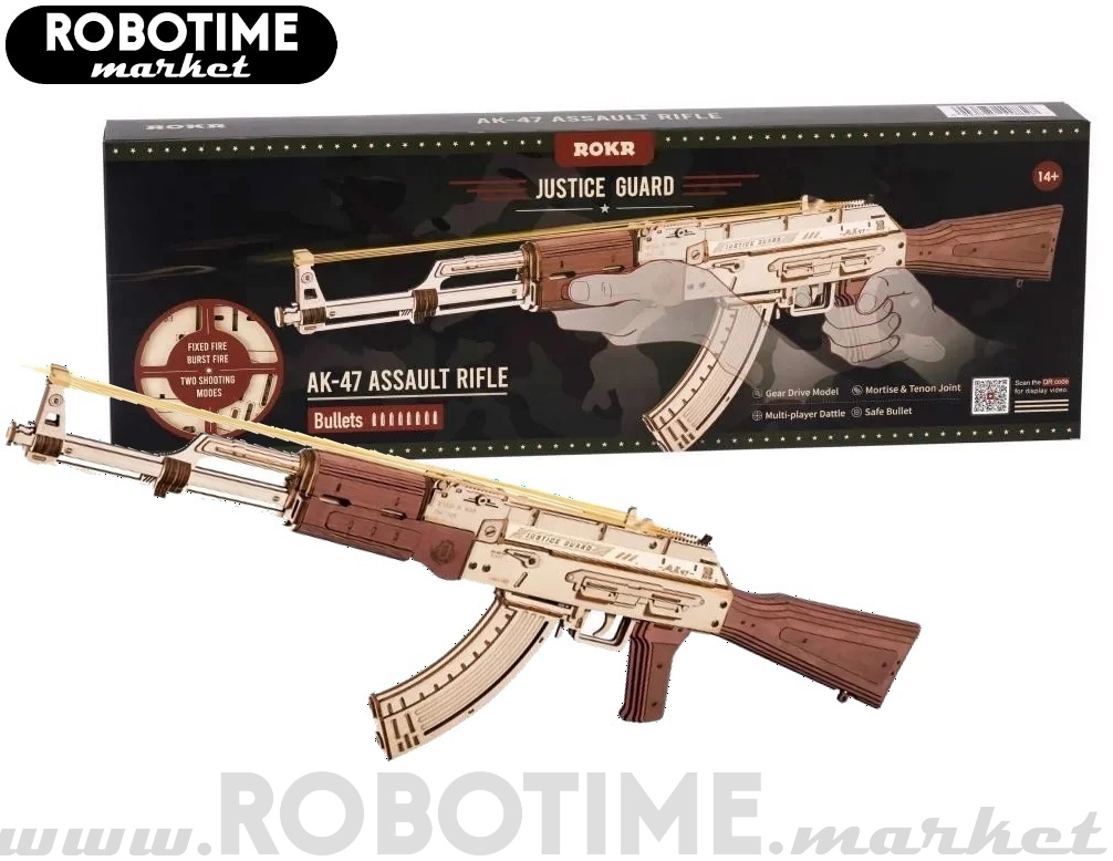 ROBOTIME Rokr AK47 Samopal LQ901 (315ks)