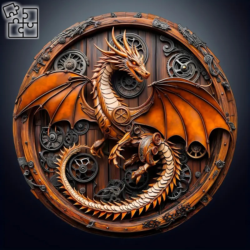 WOODPUZZ Drak (puzzle)