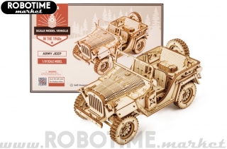 ROBOTIME Rokr 3D Armádní Jeep MC701 (369ks)