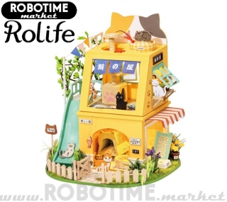 ROBOTIME Rolife 3D Kočičí dům DG149 (80ks)