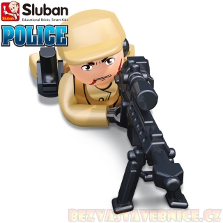 SLUBAN Figurky - Policajt ostřelovač - 1ks v krabičce