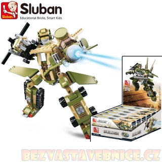 SLUBAN Roboti Kings 6v1 - King of Army