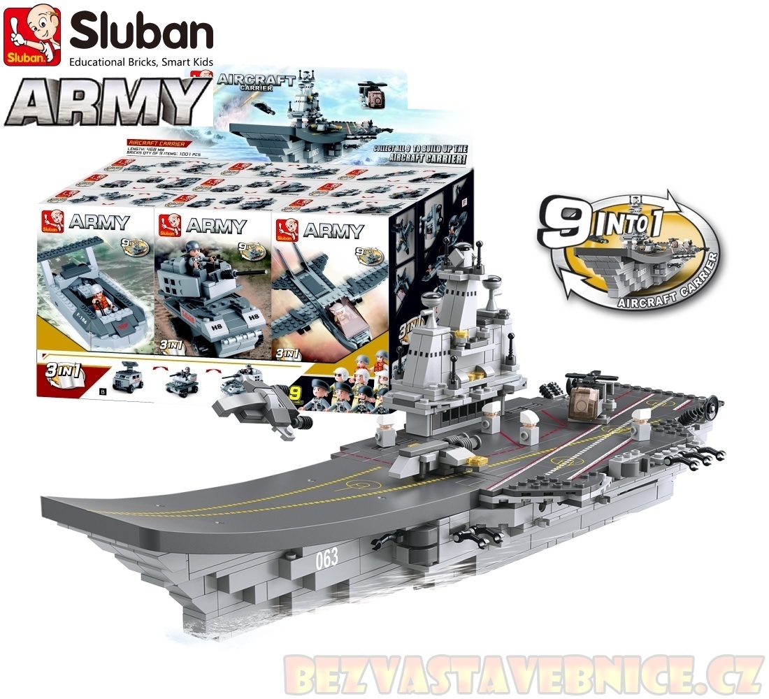 SLUBAN Army 9v1 - Letadlová loď B0537