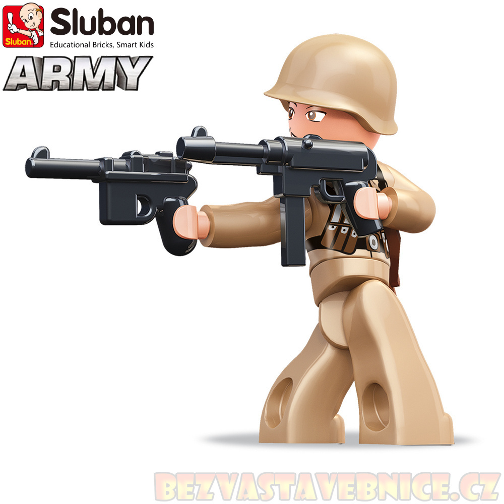 SLUBAN Figurky - Francouzský důstojník WWII - 1ks v krabičce