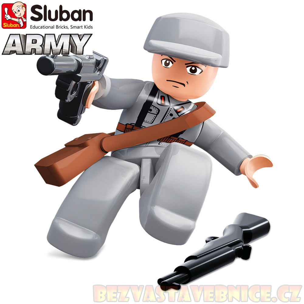 SLUBAN Figurky - Čínský důstojník WWII - 1ks v krabičce