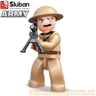 SLUBAN Figurky - Britský voják WWII - 1ks v krabičce